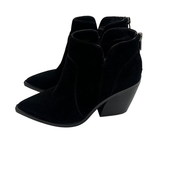 Vince Camuto Women's Black Suede Booties SIze 7.5M - Picture 1 of 8